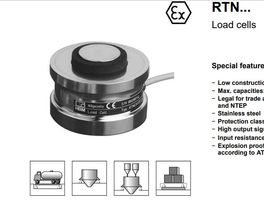 RTNC3/47t HBM传感器1-RTNC3/47t